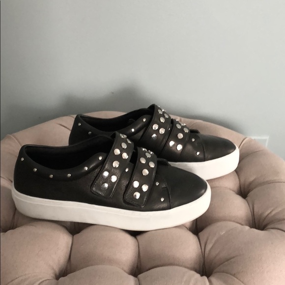 rebecca minkoff natasha studded platform sneaker